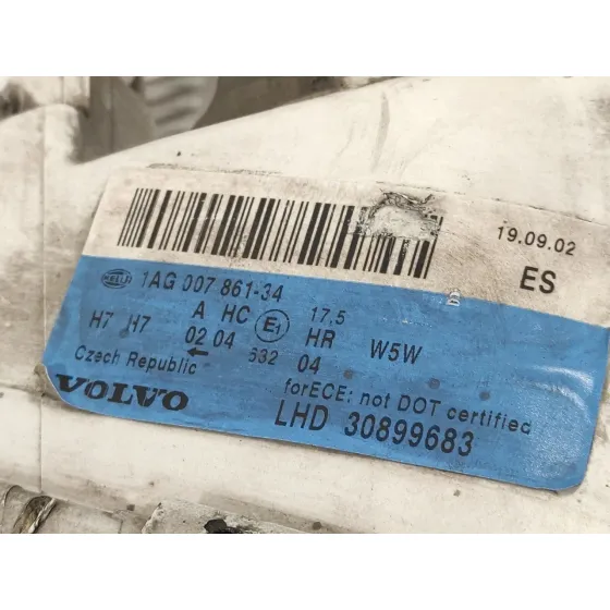 Faro Derecho para Volvo S40 Berlina