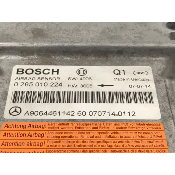 Centralita Airbag para Mercedes-Benz Sprinterii Caja Cerrada (Desde 01.06)