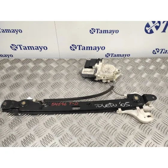 Elevalunas Trasero Derecho para Seat Toledo (5P2)