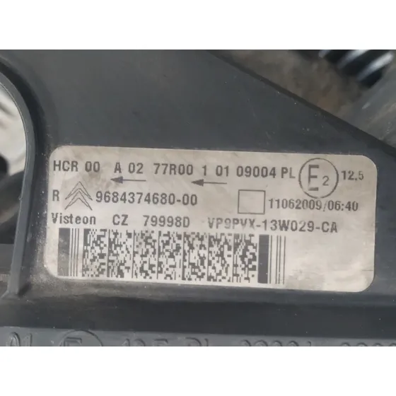 Faro Derecho para Citroën Ds3