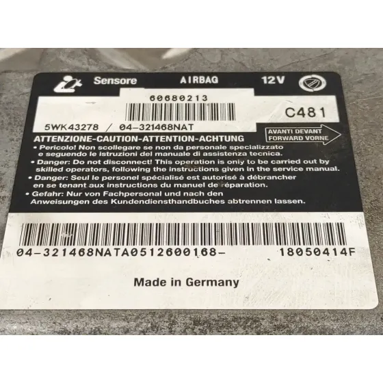 Centralita Airbag para Alfa Romeo 156 Sportwagon