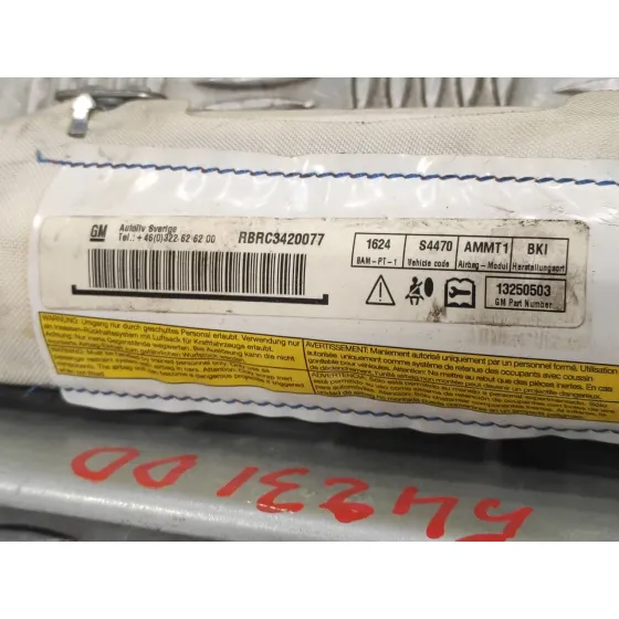 Airbag Cortina Delantero Derecho para Opel Meriva B