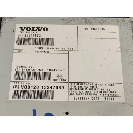 Amplificador Radio para Volvo S60 Lim.