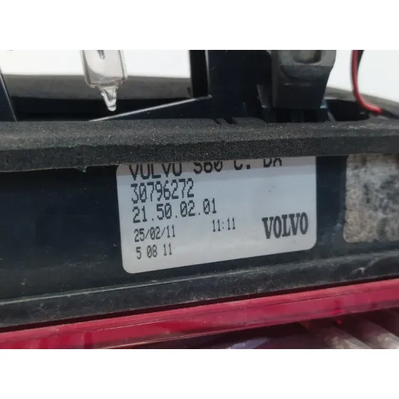 Piloto Trasero Derecho Interior para Volvo S60 Lim.