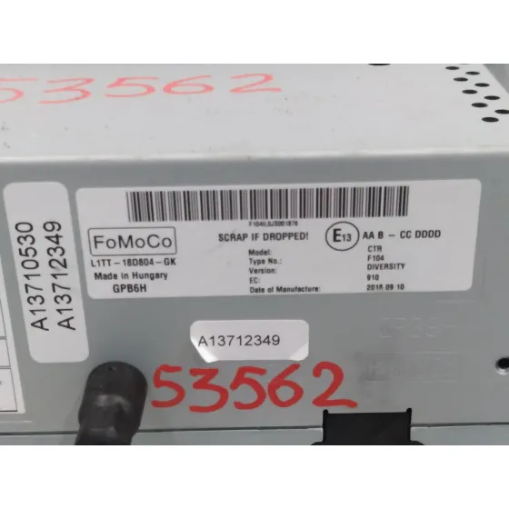 Sistema Navegacion Gps para Ford Fiesta (Ce1)