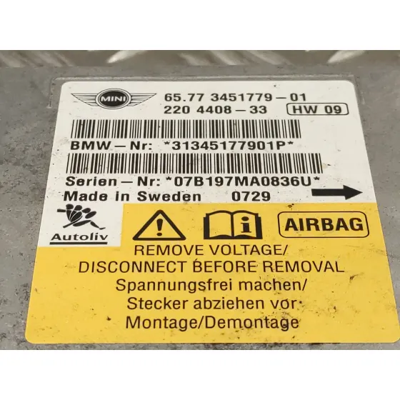 Centralita Airbag para Mini Mini (R56)