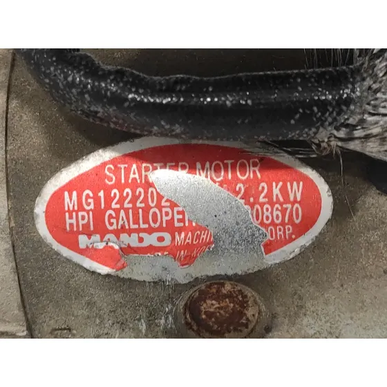 Motor Arranque para Kia K - Serie 2700 / 2500