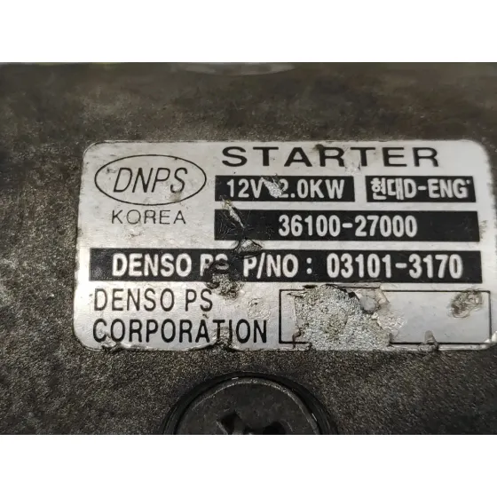 Motor Arranque para Kia Carens