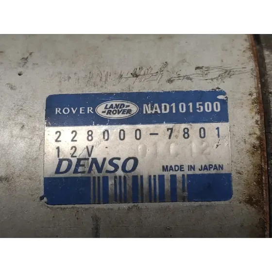 Motor Arranque para Mg Serie 75 Tourer (Rj)