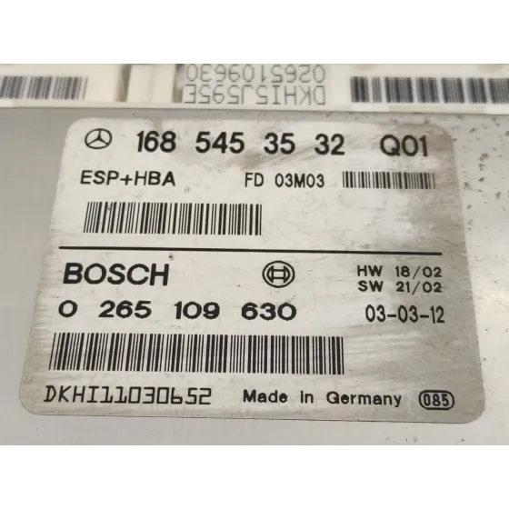 Centralita Abs para Mercedes-Benz Clase A (W168)