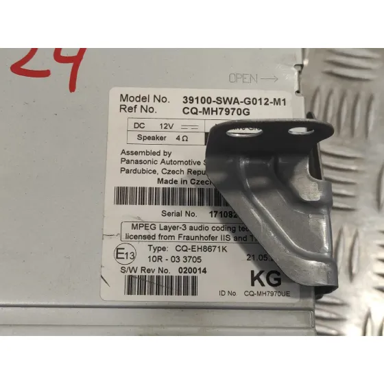 Sistema Audio / Radio Cd para Honda Cr-V (Re)