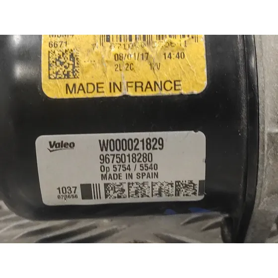 Motor Limpia Delantero para Citroën C-Elysee