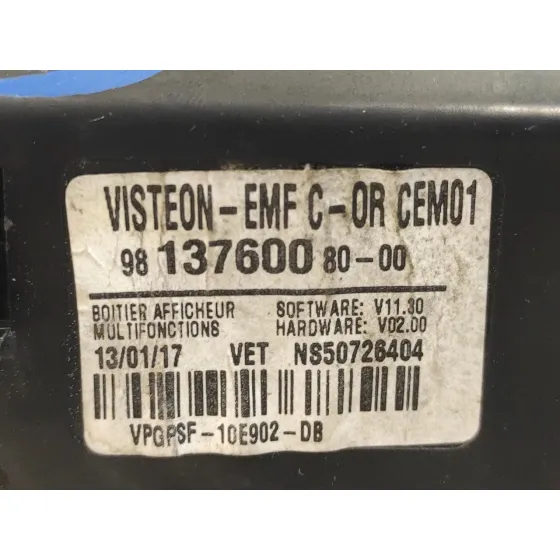 Pantalla Multifuncion para Citroën C-Elysee