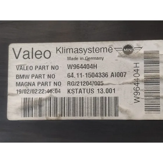 Calefaccion Entera Normal para Mini Mini (R50,R53)