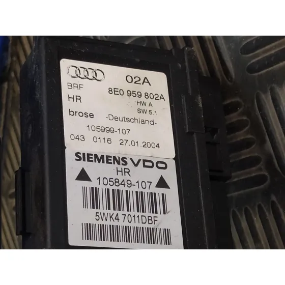 Elevalunas Trasero Derecho para Audi A4 Avant (8E)