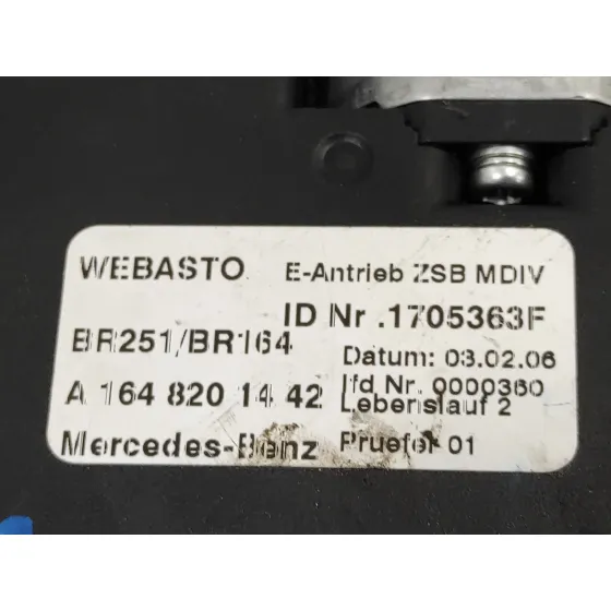 Motor Techo Electrico para Mercedes-Benz Clase R (W251)