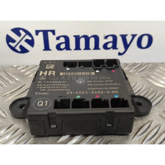 Modulo Electronico para Mercedes-Benz Clase E (W212) Lim.