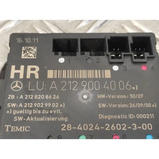 Modulo Electronico para Mercedes-Benz Clase E (W212) Lim.