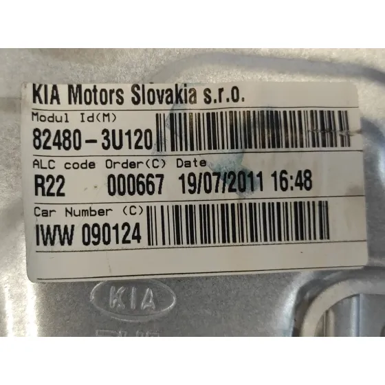 Elevalunas Delantero Derecho para Kia Sportage
