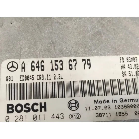 Centralita Motor Uce para Mercedes-Benz Clase E (W211) Berlina