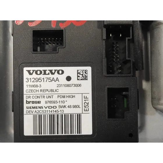 Elevalunas Delantero Derecho para Volvo S40 Berlina