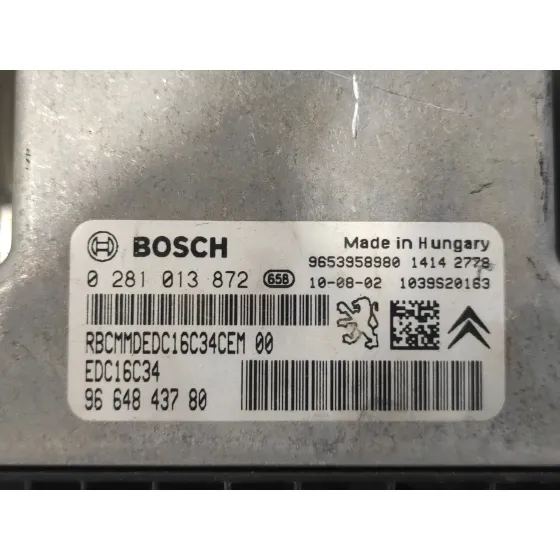 Centralita Motor Uce para Peugeot Partner Kasten