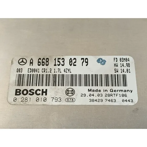 Centralita Motor Uce para Mercedes-Benz Clase A (W168)