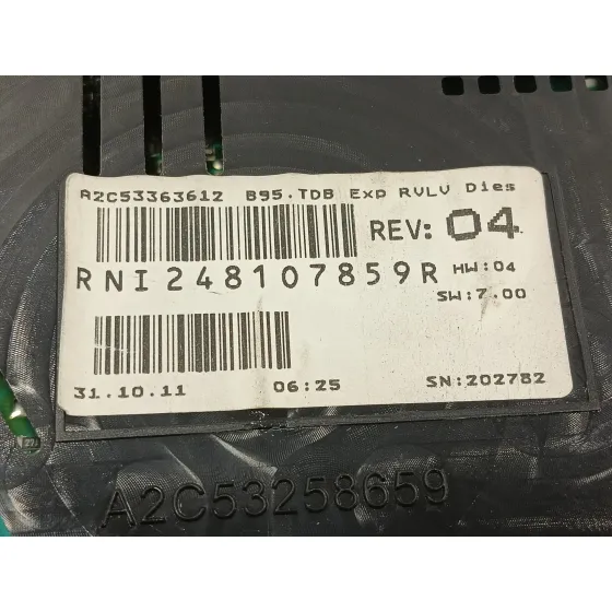 Cuadro Instrumentos para Renault Megane Iii Sport Tourer