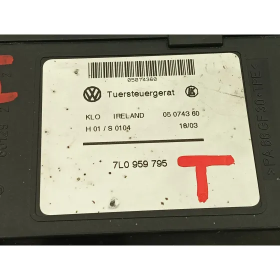 Motor Elevalunas Trasero Izquierdo para Volkswagen Touareg (7L6)