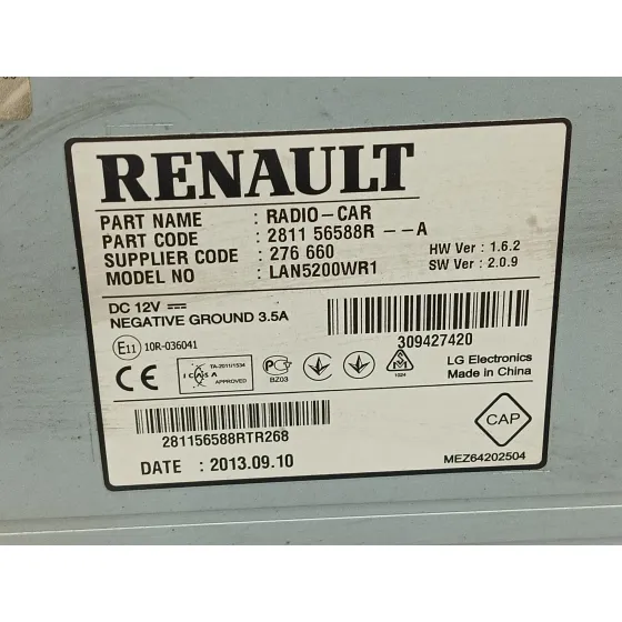 Pantalla Multifuncion para Dacia Sandero