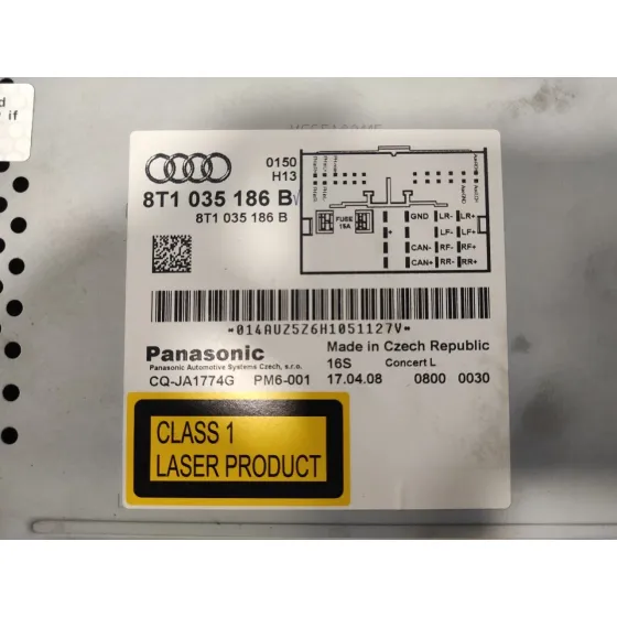 Sistema Audio / Radio Cd para Audi A4 Avant (8K5) (2008)