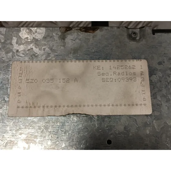 Sistema Audio / Radio Cd para Seat Alhambra (7V9)