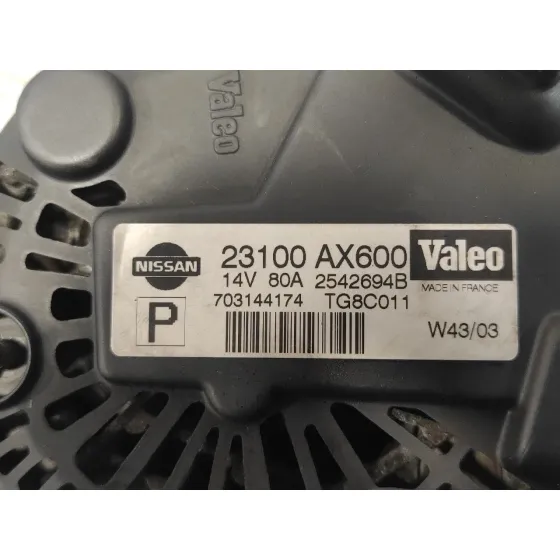 Alternador para Nissan Micra (K12E)