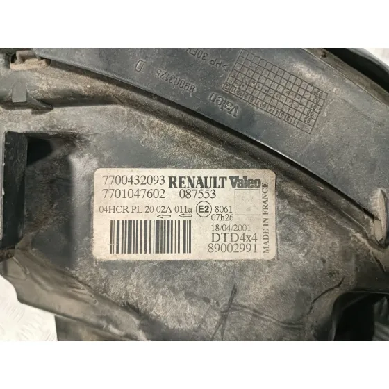 Faro Derecho para Renault Scenic Rx4 (Ja0)