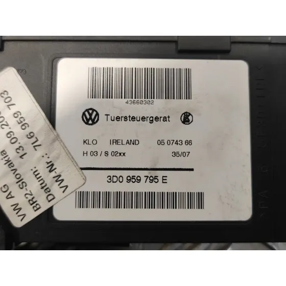 Motor Elevalunas Trasero Izquierdo para Volkswagen Touareg (7L6)