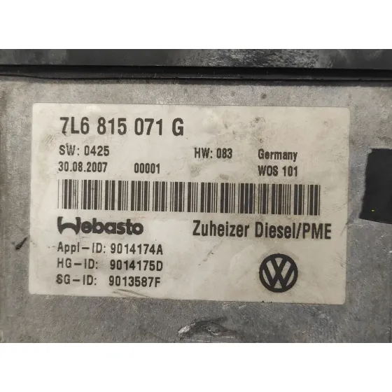 Calefaccion Autonoma para Volkswagen Touareg (7L6)