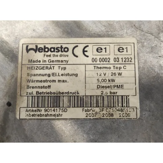 Calefaccion Autonoma para Volkswagen Touareg (7L6)