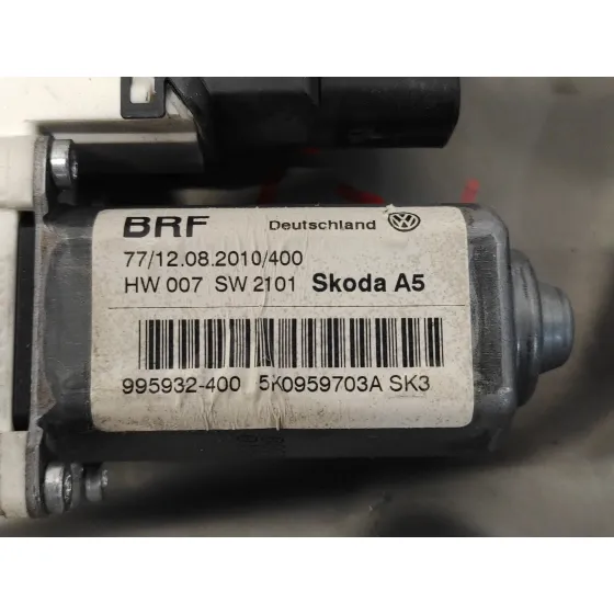 Elevalunas Trasero Izquierdo para Skoda Octavia Berlina (1Z3)