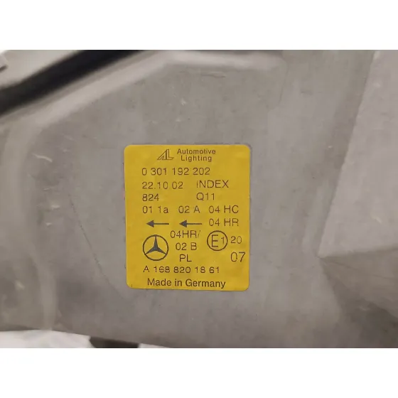 Faro Derecho para Mercedes-Benz Clase A (W168)