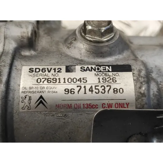 Compresor Aire Acondicionado para Peugeot 206+