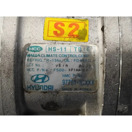 Compresor Aire Acondicionado para Hyundai Getz (Tb)