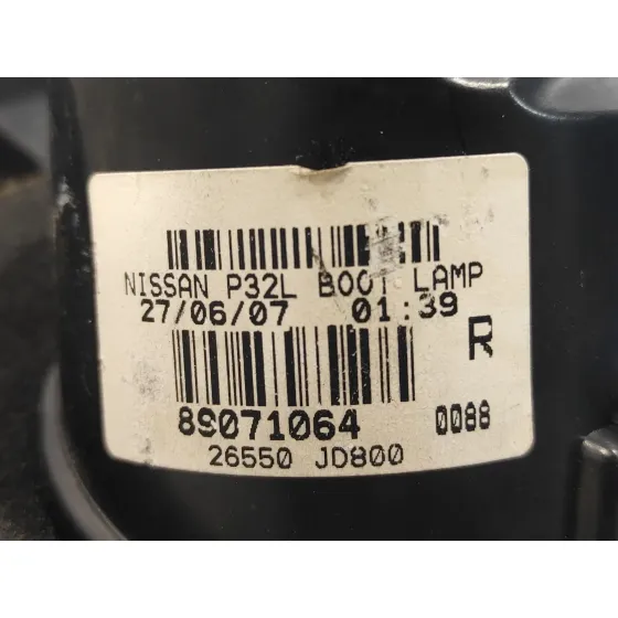 Piloto Trasero Derecho Interior para Nissan Qashqai (J10)