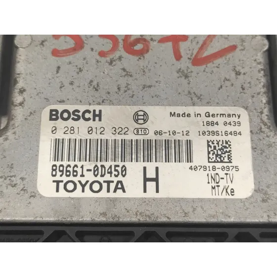 Centralita Motor Uce para Toyota Yaris (Ksp9/Scp9/Nlp9)