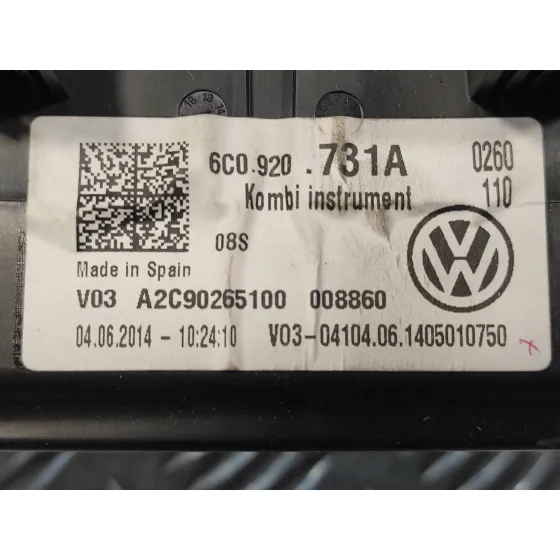 Cuadro Instrumentos para Volkswagen Polo (6R1)