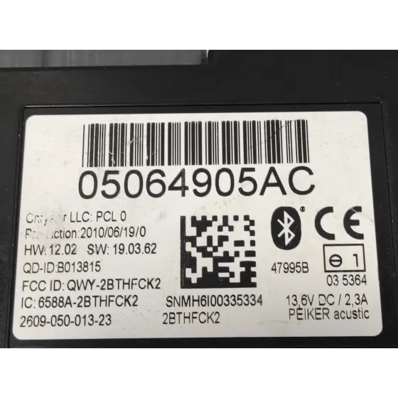 Centralita Bluetooth para Chrysler Grand Voyager