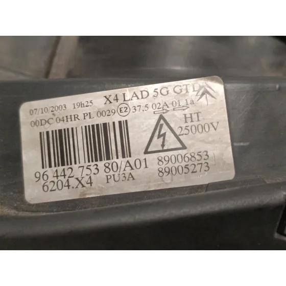 Faro Izquierdo para Citroën C5 Berlina
