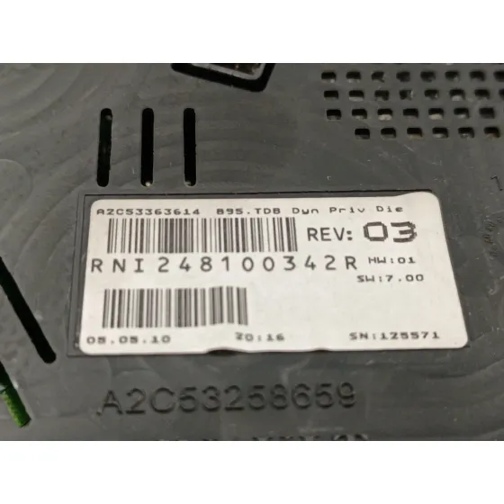 Cuadro Instrumentos para Renault Megane Iii Berlina 5 P