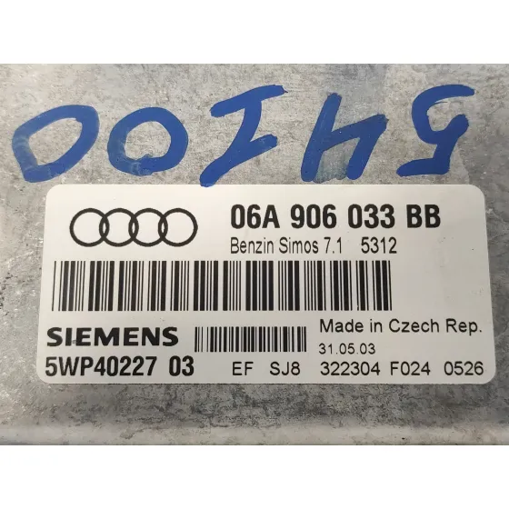 Centralita Motor Uce para Audi A3 (8P)