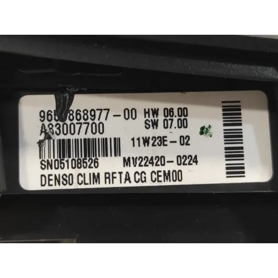 Mando Climatizador para Citroën C4 Picasso