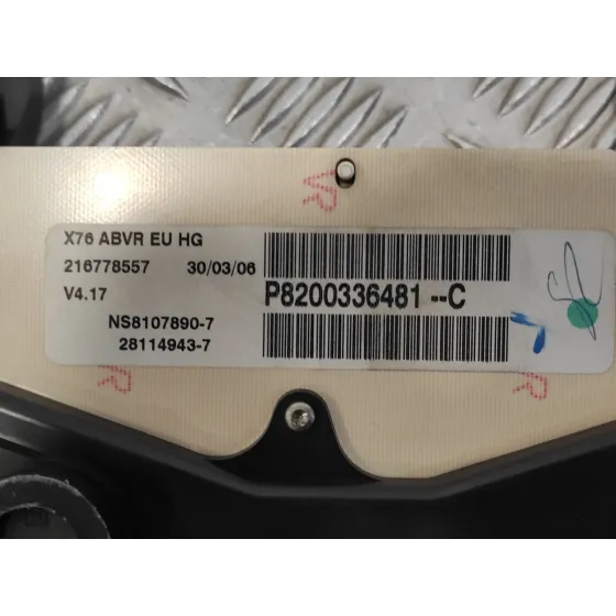 Cuadro Instrumentos para Renault Kangoo (F/Kc0)